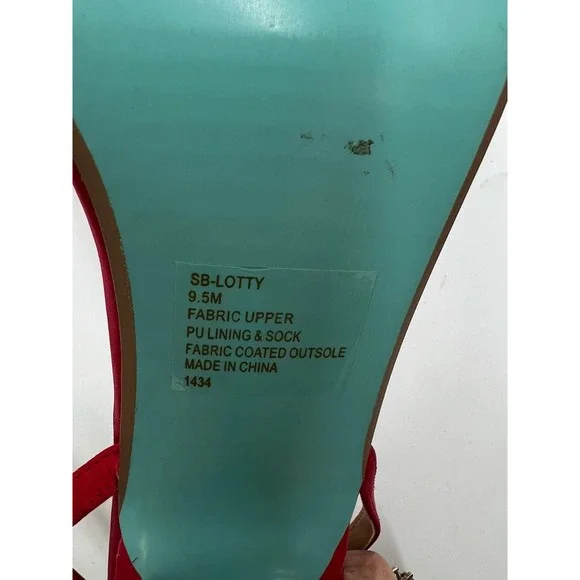 Betsy Johnson LOTTY Stiletto Sandal SZ 9.5 Hot Pink Strappy Sexy Party Wedding - Picture 8 of 8